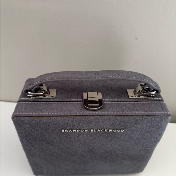 Brandon Blackwood Purple Box Bag - Picture 1 of 5